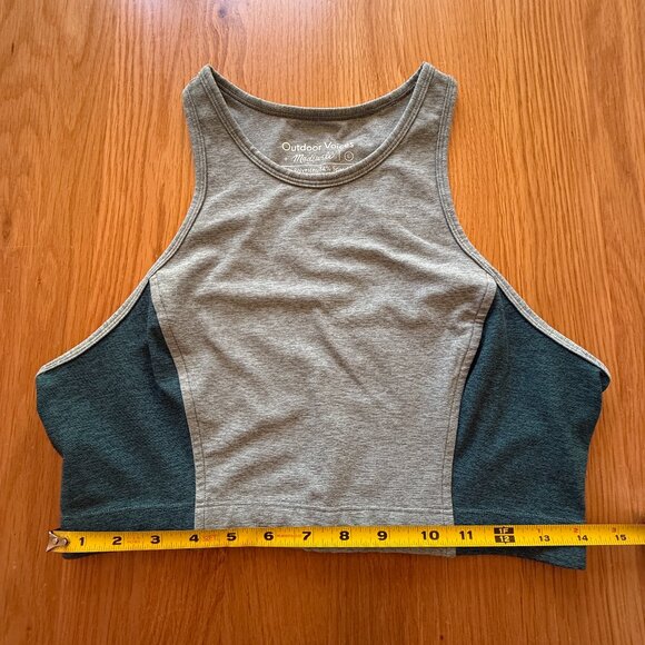 Outdoor Voices Two Tone Sports Bra in Marine and‎ Aqua - Picture 1 of 3